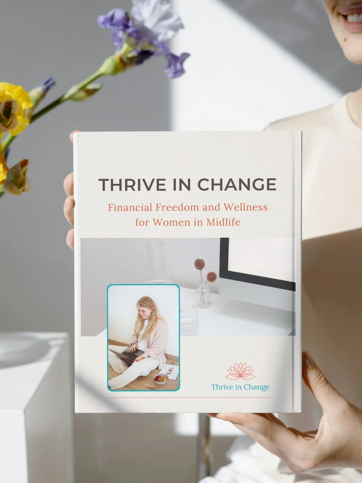 Thrive in Change eBook cover for midlife women